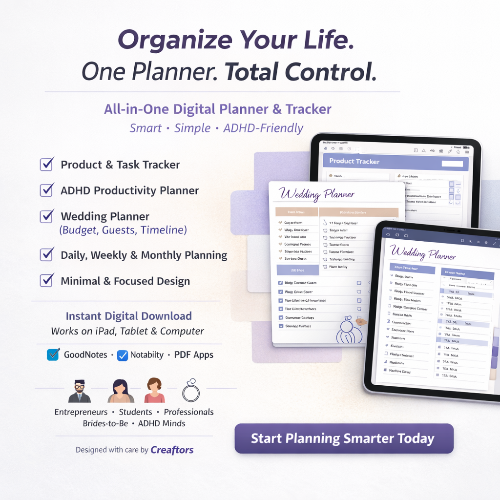 All-in-One Digital Planner & Tracker 2026