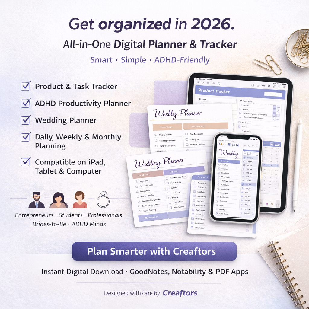 All-in-One Digital Planner & Tracker 2026